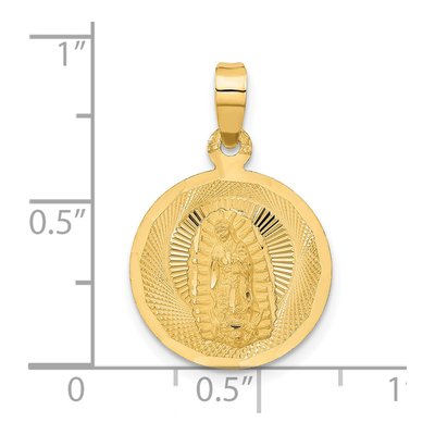 14K Yellow Gold Our of Guadalupe Pendant – view 5
