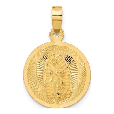 14K Yellow Gold Our of Guadalupe Pendant