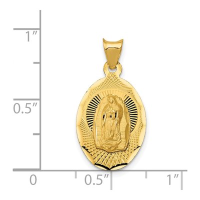14K Yellow Gold Our of Guadalupe Pendant – view 4