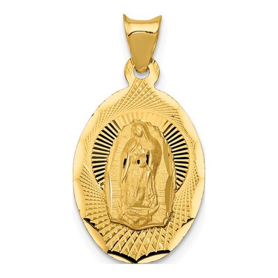 14K Yellow Gold Our of Guadalupe Pendant