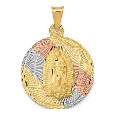 14K Yellow Gold Our of Guadalupe Pendant