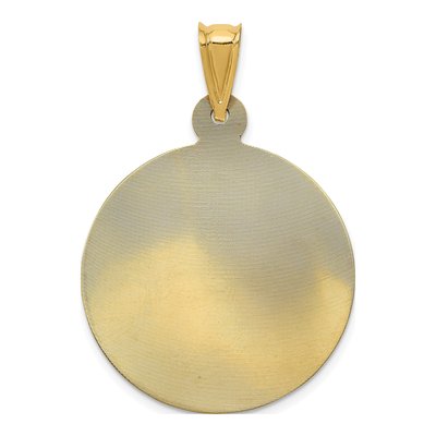 14K Yellow Gold Our of Guadalupe Round Pendant – view 5