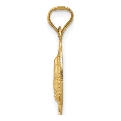 14K Yellow Gold Our of Guadalupe Pendant – view 3