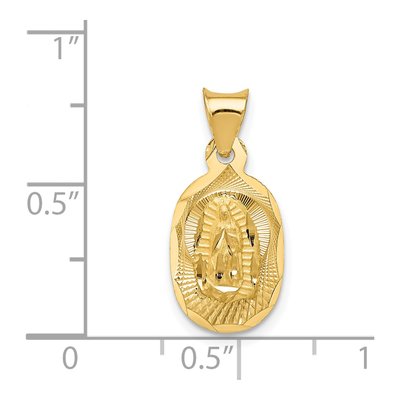 14K Yellow Gold Our of Guadalupe Pendant – view 5