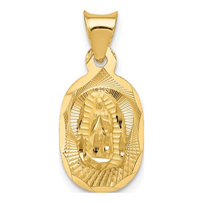 14K Yellow Gold Our of Guadalupe Pendant