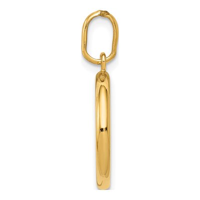 14K Yellow Gold St Christopher Medal Pendant – view 3
