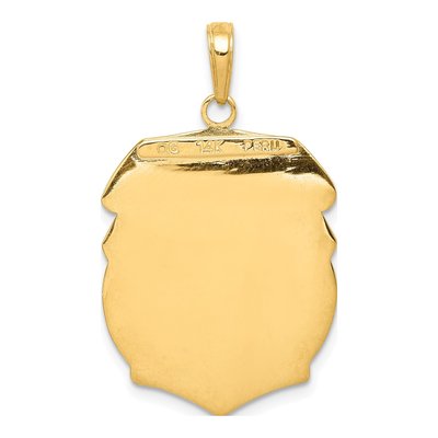 14K Yellow Gold Saint Michael Medal Pendant – view 5