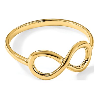 14K Yellow Gold Infinity Ring – view 8