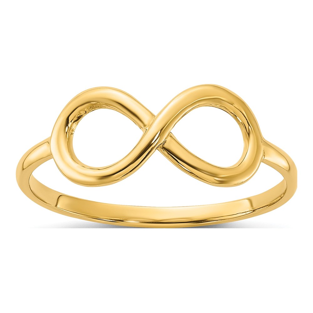14K Yellow Gold Infinity Ring