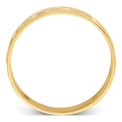 14K Yellow Gold Dolphin Thumb Ring – view 3