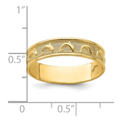 14K Yellow Gold Dolphin Thumb Ring – view 5
