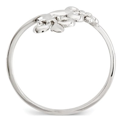 14K White Gold Fleur de Lis Ring – view 3