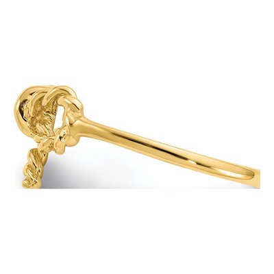 14K Yellow Gold Bow Ring – view 4