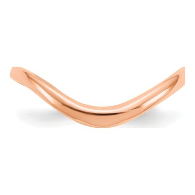 14K Rose Gold Wave Thumb Ring – view 4