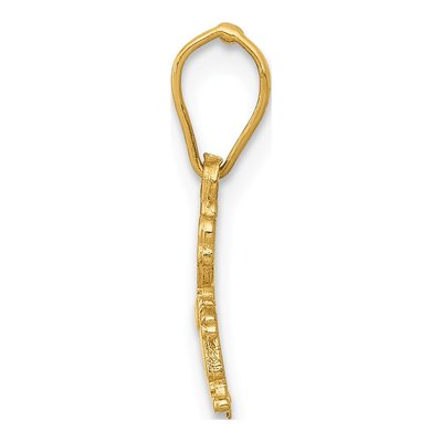 14K Yellow Gold Little Boy Pendant – view 3