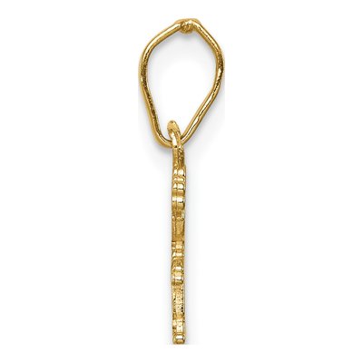 14K Yellow Gold Little Girl Pendant – view 3