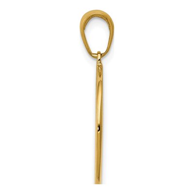 14K Yellow Gold Saint Anthony Medal Pendant – view 3