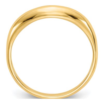 14K Yellow Gold Stackable Wave Ring – view 3