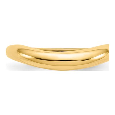 14K Yellow Gold Stackable Wave Ring – view 6