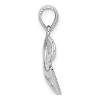 14K White Gold Cut-Out 3-Heart Pendant – view 3