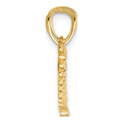 14K Yellow Gold Break-Apart Angel Wings Set Pendant – view 3