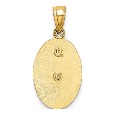 14K Two-Tone Gold Our of Guadalupe Pendant – view 4