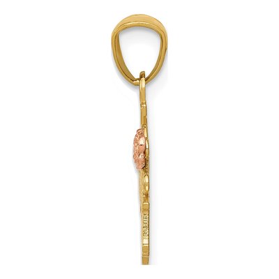 14K Two-Tone Gold Grandma Number 1 Pendant – view 3