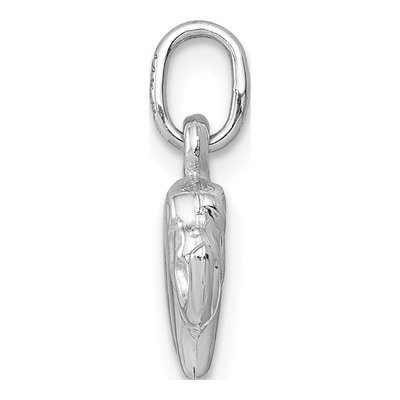 14K White Gold Small Elephant Pendant – view 3
