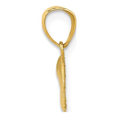 14K Yellow Gold Elephant Pendant – view 3