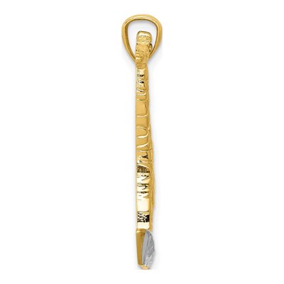14K Yellow Gold Giraffe Pendant – view 3