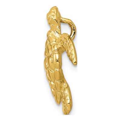 14K Yellow Gold Sea Turtle Slide Pendant – view 3
