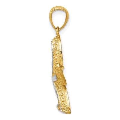 14K Yellow Gold Starfish Pendant – view 3