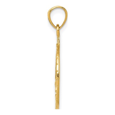 14K Yellow Gold Masonic Symbol Pendant – view 3