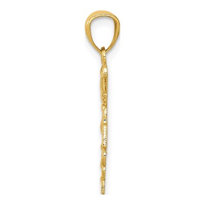 14K Yellow Gold RN Registered Nurse Pendant – view 3