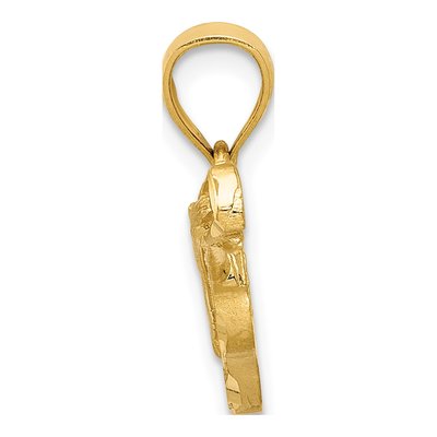 14K Yellow Gold Guitar Pendant – view 3