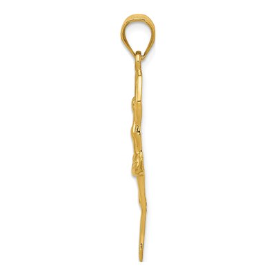 14K Yellow Gold Ballerina Pendant – view 3