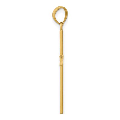 14K Yellow Gold Reversible Cross Pendant – view 3