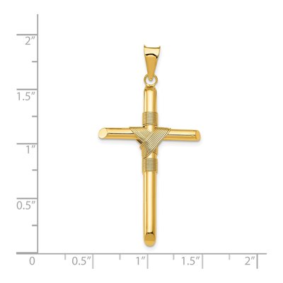 14K Yellow Gold Cross Pendant – view 5