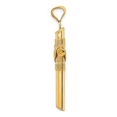 14K Yellow Gold Cross Pendant – view 3