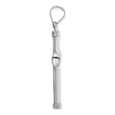 14K White Gold Cross Pendant – view 3