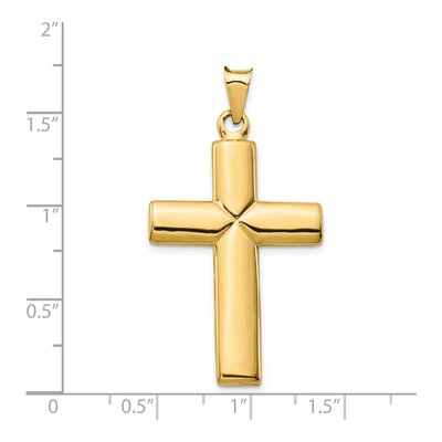 14K Yellow Gold Cross Pendant – view 5