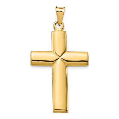 14K Yellow Gold Cross Pendant
