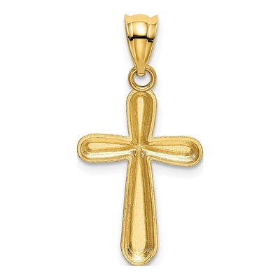 14K Yellow Gold Cross Pendant – view 4