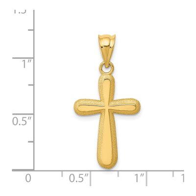 14K Yellow Gold Cross Pendant – view 5