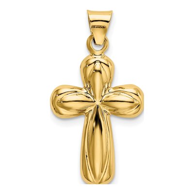14K Yellow Gold Cross Pendant – view 4
