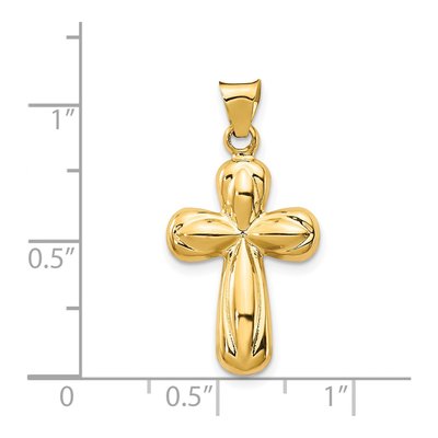 14K Yellow Gold Cross Pendant – view 5