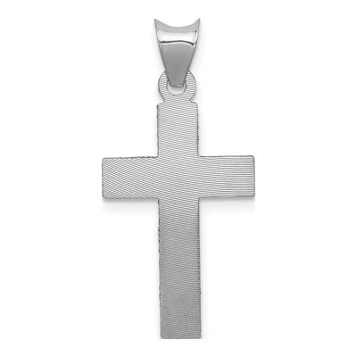 14K White Gold Crucifix Pendant – view 5
