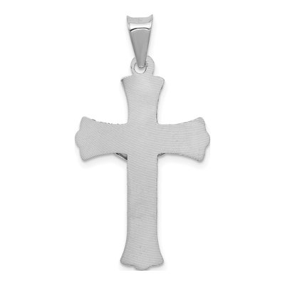 14K White Gold Crucifix Pendant – view 5