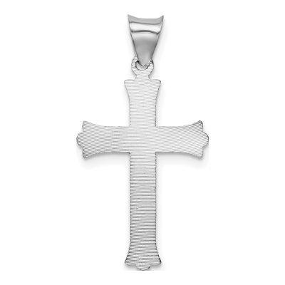 14K White Gold Crucifix Pendant – view 5