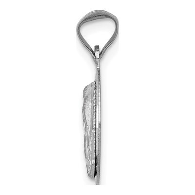 14K White Gold Our of Guadalupe Pendant – view 3